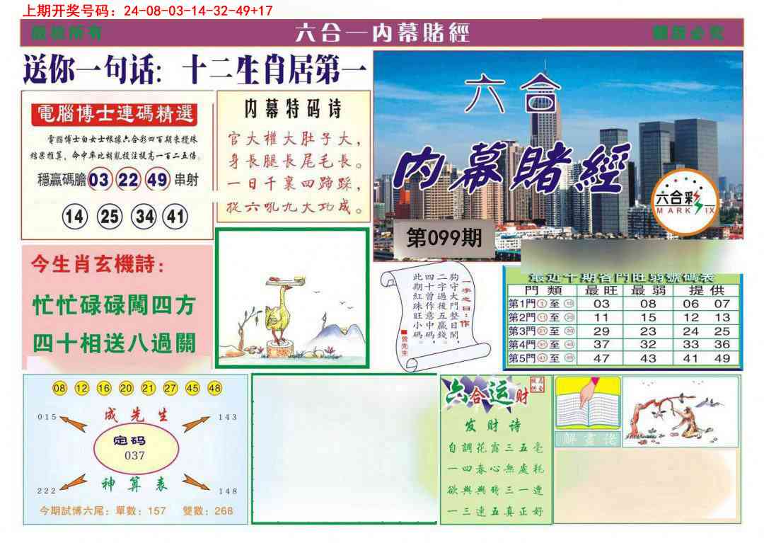 099期内幕赌经[图]