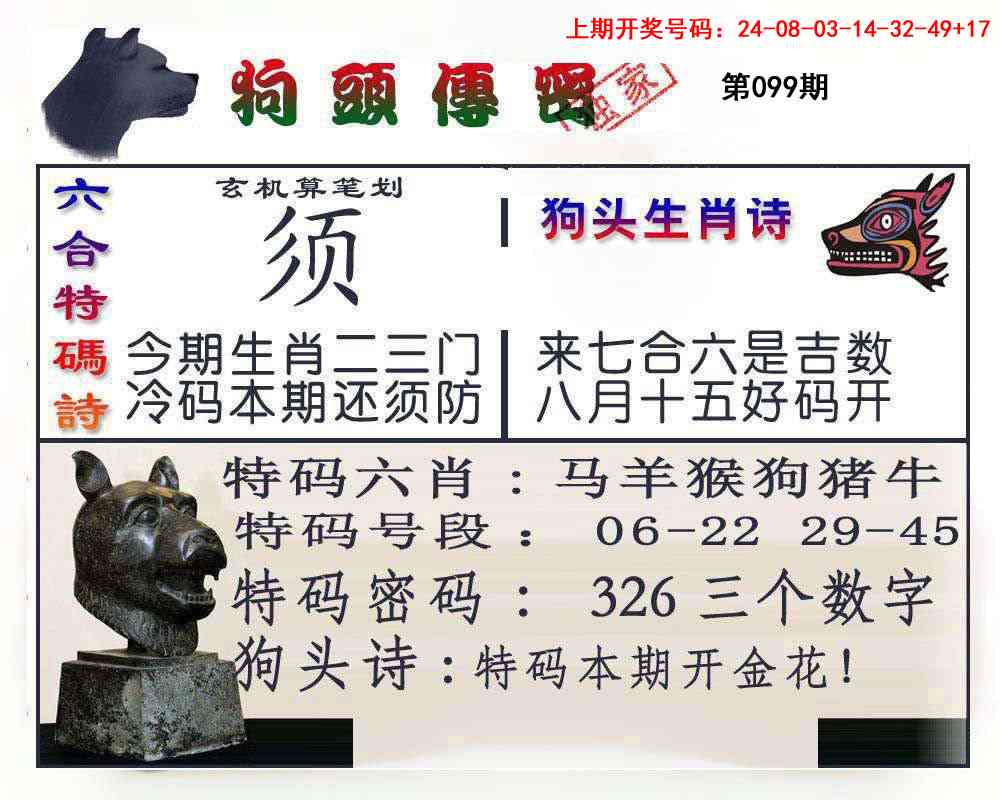 099期狗头传密[图]