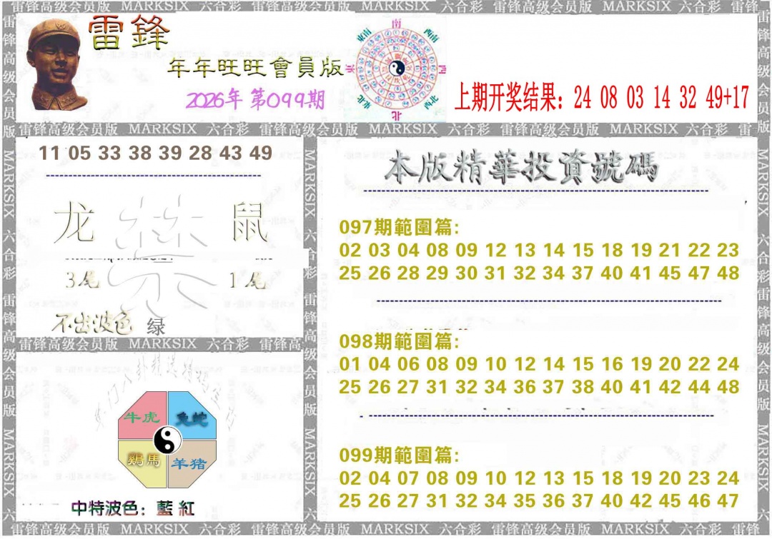 099期雷锋鼠年旺旺版[图]